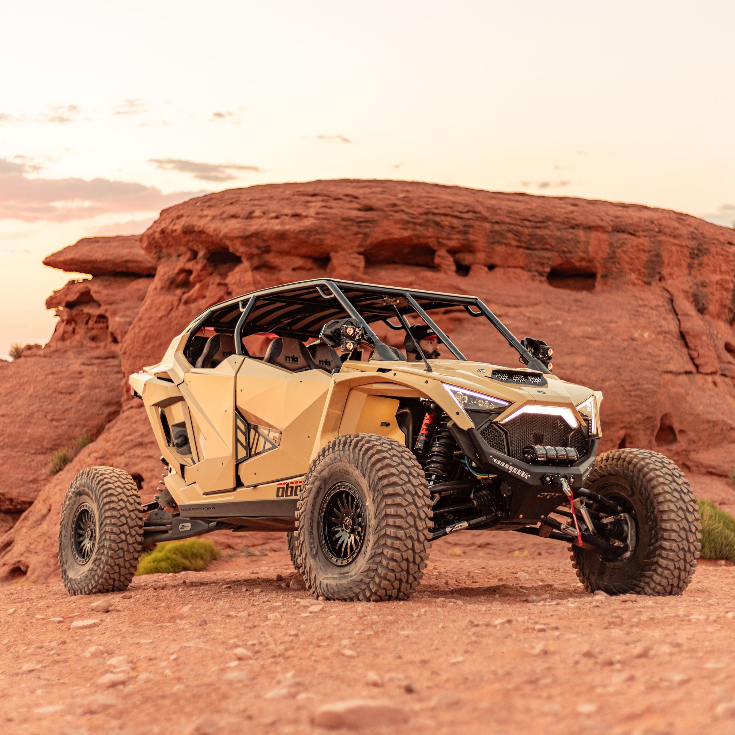 RZR Turbo R 4-Seat Off Camber Roll Cage