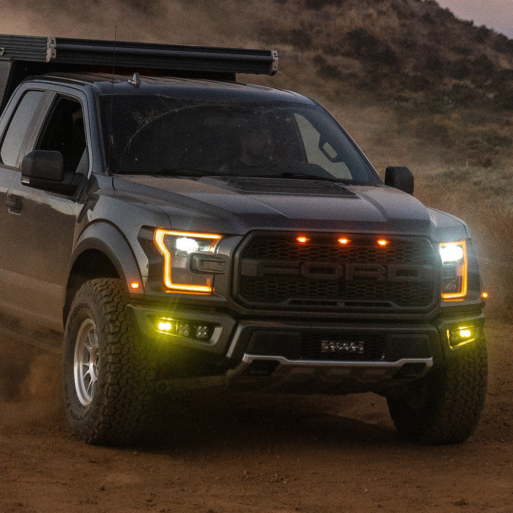 Ford Raptor Squadron/S2 SAE “Pro” Fog Pocket Light Kit - Ford 2017-20 F-150 Raptor