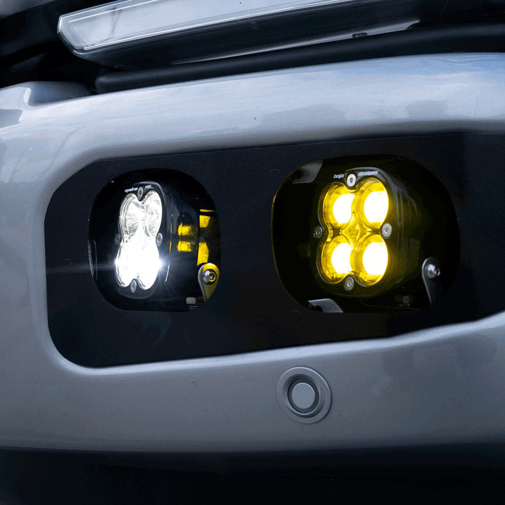 Ford Squadron SAE/Squadron Pro Dual Fog Pocket Light Kit - Ford 2023-2025 F-250/350 Super Duty