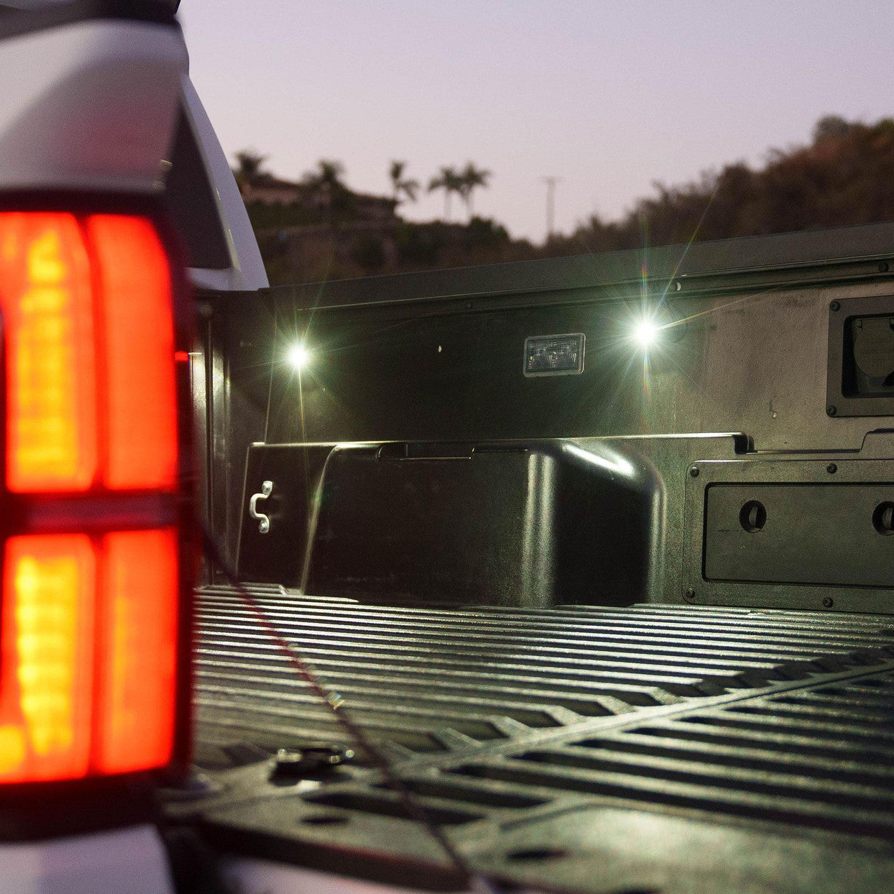 Toyota Bed Rail Cargo Light Kit - 2005-On Toyota Tacoma; 2007-On Toyota Tundra