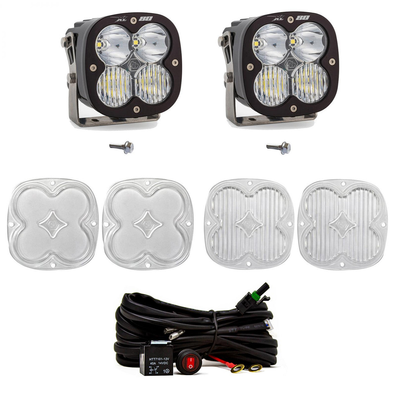 Ford XL80 A-Pillar Light Kit - Ford 2021-2025 Bronco; 2022-2025 Bronco Raptor