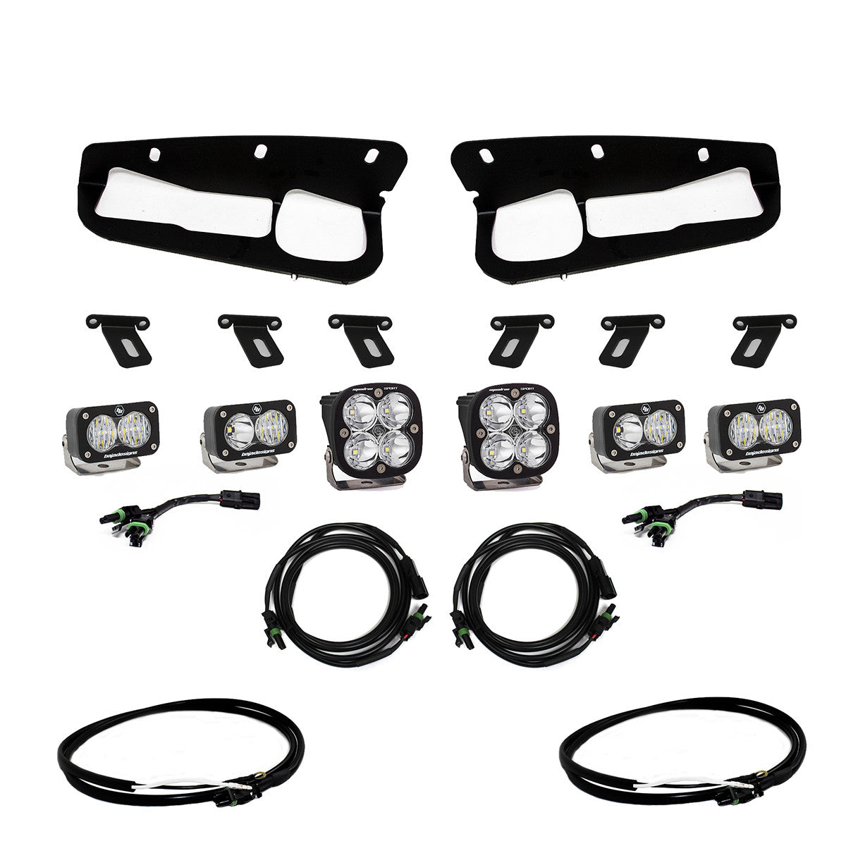 Ford Squadron Sport/S2 Sport Fog Pocket Light Kit - Ford 2021-2025 Bronco; 2022-2025 Bronco Raptor