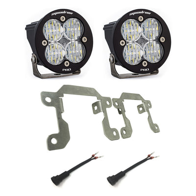 Ford Squadron Pro Fog Pocket Light Kit - Ford 2019-2023 Ranger; 2021-2025 Bronco NOTE: w/ OE Plastic Bumper
