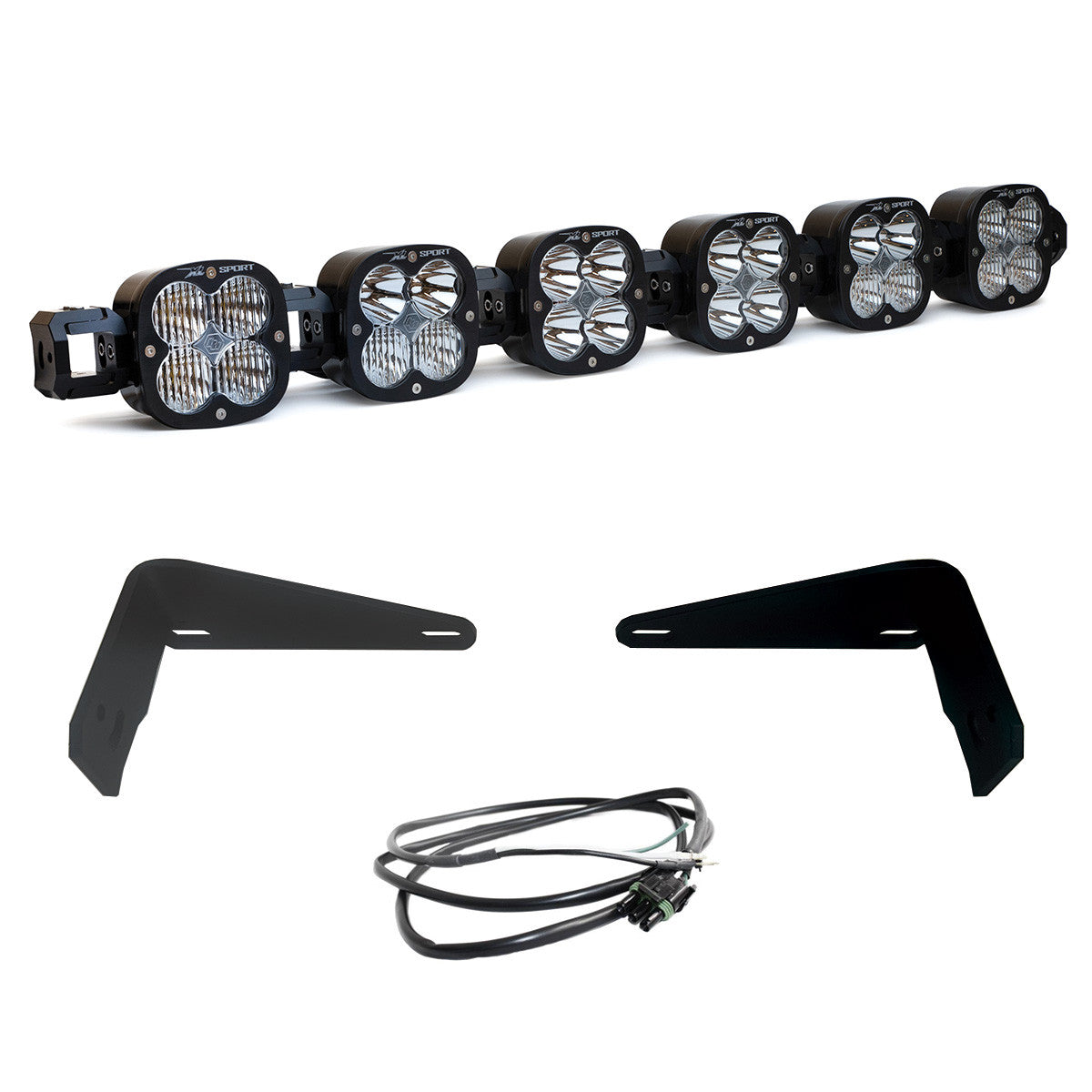 Ford XL Linkable Bumper Light Kit - Ford 2021-2026 Bronco; 2022-2026 Bronco Raptor; NOTE: w/ OE Steel Bumper