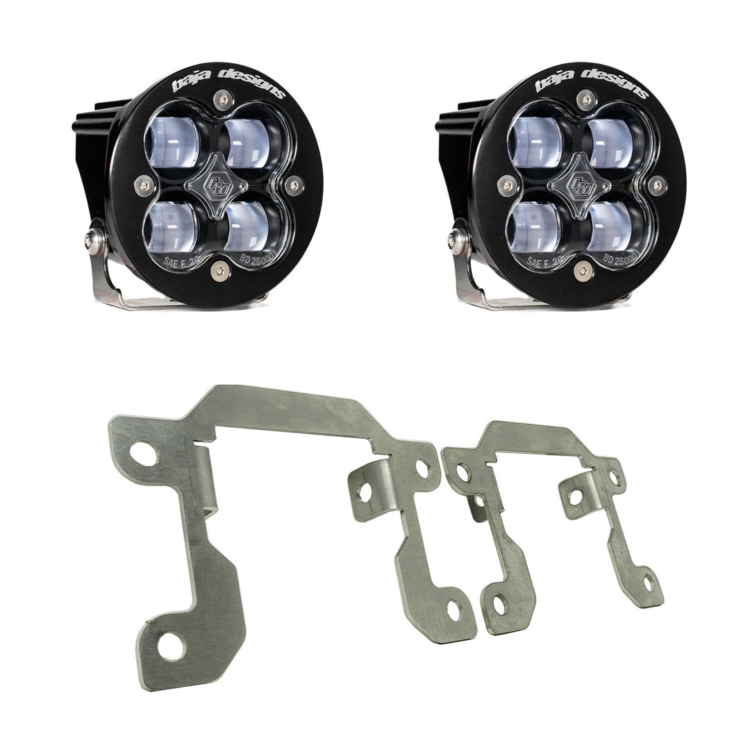 Ford Squadron SAE Fog Pocket Light Kit - Ford 2019-2023 Ranger; 2021-2025 Bronco NOTE: w/ OE Plastic Bumper