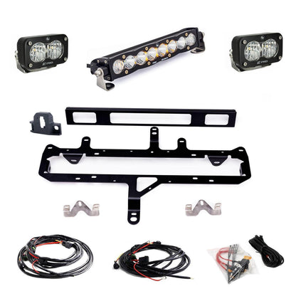 Toyota S8 10" Light Bar / S2 Pro TRD Pro Grille Conversion Light Kit - 2024-On Toyota Tacoma