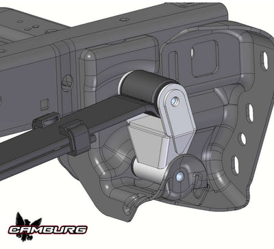 Camburg Engineering 2015-2023 Ford F-150 MIG Welded Leaf Spring Shackle Kit (1.5" Extended)