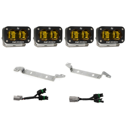 S2 SAE OEM Fog Light Replacement Kit - 2024-On Toyota Tacoma NOTE: TRD Pro/Trailhunter