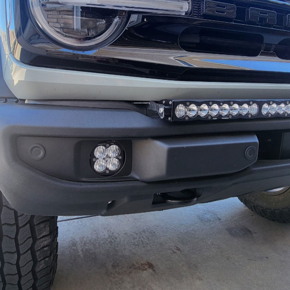 Ford Squadron Pro Fog Pocket Light Kit - Ford 2019-2023 Ranger; 2021-2025 Bronco NOTE: w/ OE Plastic Bumper
