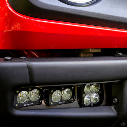 Ford Squadron Pro/Dual S2 Sport Steel Bumper Fog Pocket Light Kit - Ford 2021-2025 Bronco; 2022-2025 Bronco Raptor; NOTE: w/ OE Steel Bumper