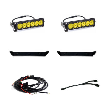 Ford OnX6+ 10 Inch Dual Behind Grille Light Bar Kit - Ford 2021-2025 F-150 Raptor, 2024-2025 F-150 Raptor 37/R