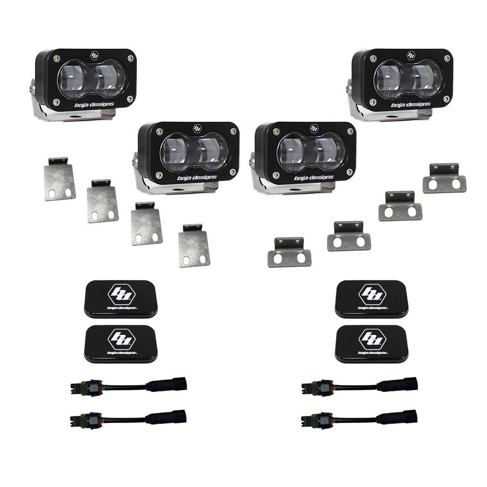 Ford Raptor S2 SAE Dual Fog Pocket Kit - Ford 2021-2025 F-150 Raptor, 2024-2025 F-150 Raptor 37/R