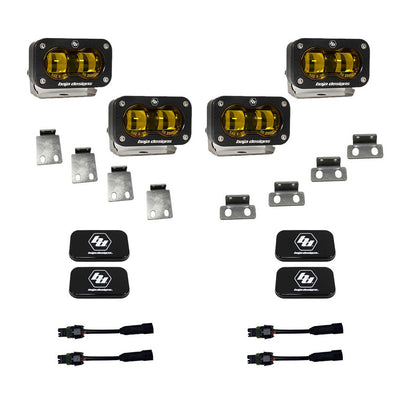 Ford Raptor S2 SAE Dual Fog Pocket Kit - Ford 2021-2025 F-150 Raptor, 2024-2025 F-150 Raptor 37/R
