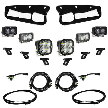 Ford S2 SAE “Sportsmen” Fog Pocket Light Kit - Ford 2021-2025 Bronco; Steel Bumper