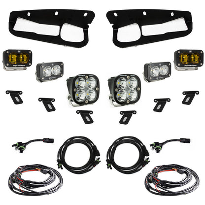 Ford S2 SAE “Sportsmen” Fog Pocket Light Kit - Ford 2021-2025 Bronco; Steel Bumper