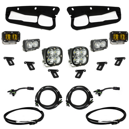 Ford S2 SAE “Sportsmen” Fog Pocket Light Kit - Ford 2021-2025 Bronco; Steel Bumper