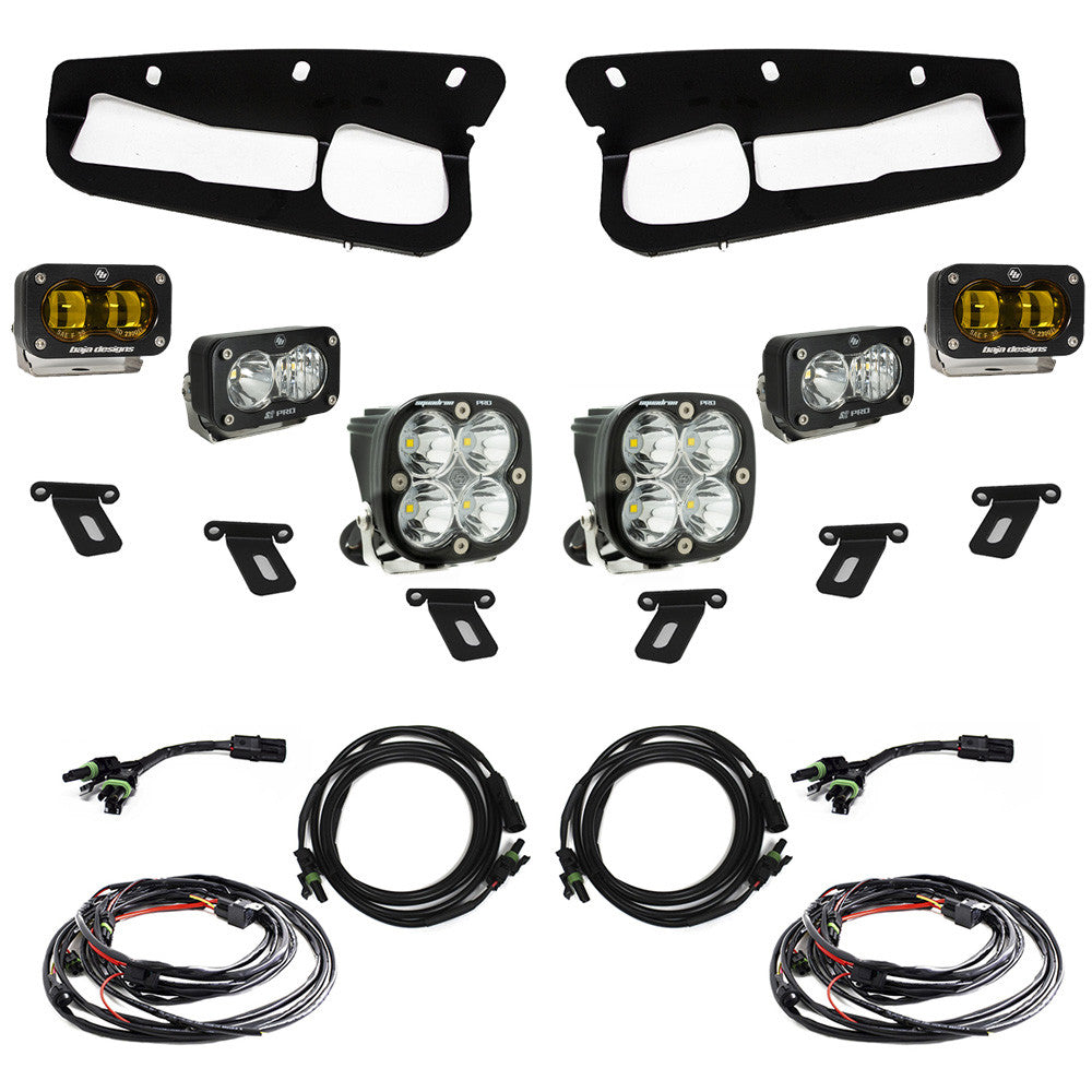 Ford Bronco S2 SAE “Pro” Fog Pocket Light Kit - Ford 2021-2025 Bronco; Steel Bumper
