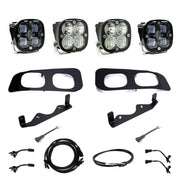 Ford Squadron SAE/Squadron Sport Dual Fog Pocket Light Kit - Ford 2023-2025 F-250/350 Super Duty