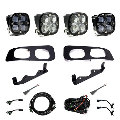 Ford Squadron SAE/Squadron Pro Dual Fog Pocket Light Kit - Ford 2023-2025 F-250/350 Super Duty