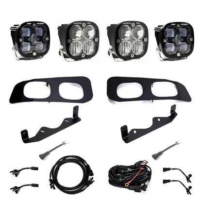 Ford Squadron SAE/Squadron Pro Dual Fog Pocket Light Kit - Ford 2023-2025 F-250/350 Super Duty