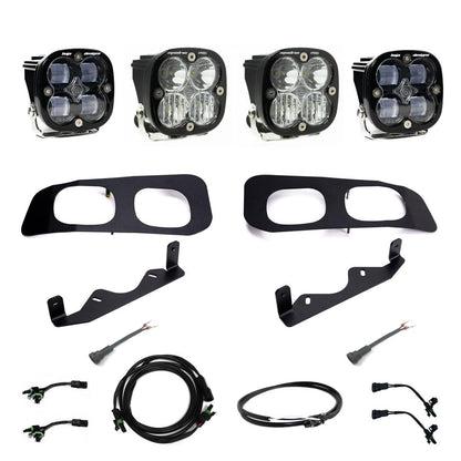 Ford Squadron SAE/Squadron Pro Dual Fog Pocket Light Kit - Ford 2023-2025 F-250/350 Super Duty