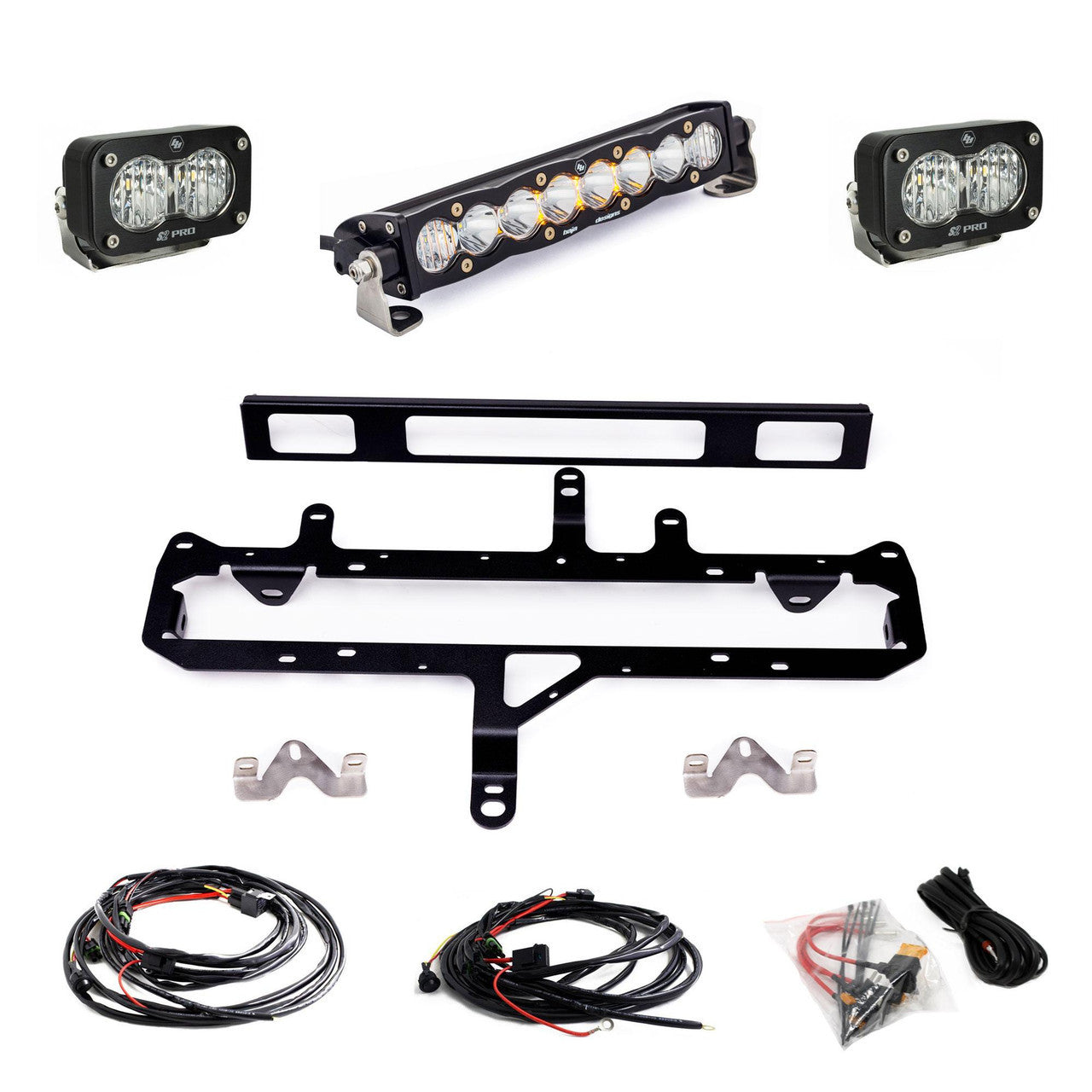 S8 10-inch/S2 Pro Grille Light Kit - 2024-On Toyota Tacoma; TRD Pro