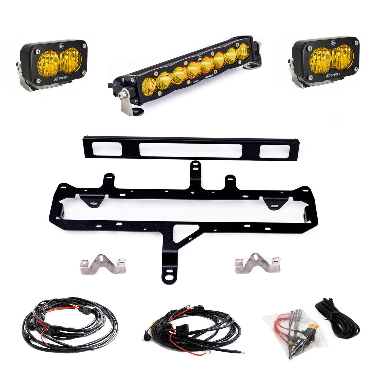 S8 10-inch/S2 Pro Grille Light Kit - 2024-On Toyota Tacoma; TRD Pro