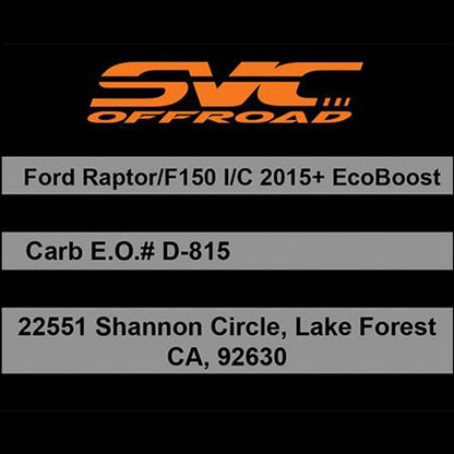 SVC Offroad Intercooler - 2017+ Ford Raptor/ F-150