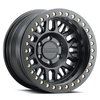 RT951B Ryno Cast Beadlock - Satin Black w/Black Beadlock Ring