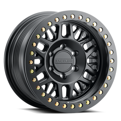 RT951B Ryno Cast Beadlock - Satin Black w/Black Beadlock Ring