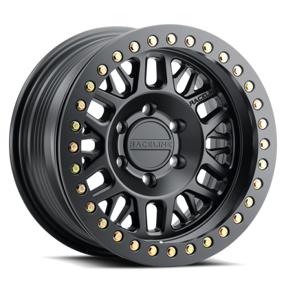 RT951B Ryno Cast Beadlock - Satin Black w/Black Beadlock Ring