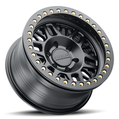 RT951B Ryno Cast Beadlock - Satin Black w/Black Beadlock Ring