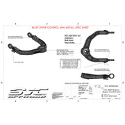 2010-2014 GEN 1 FORD RAPTOR BILLET UPPER CONTROL ARMS