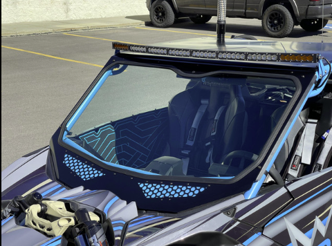 Moto Armor X3 Full Glass Windshield