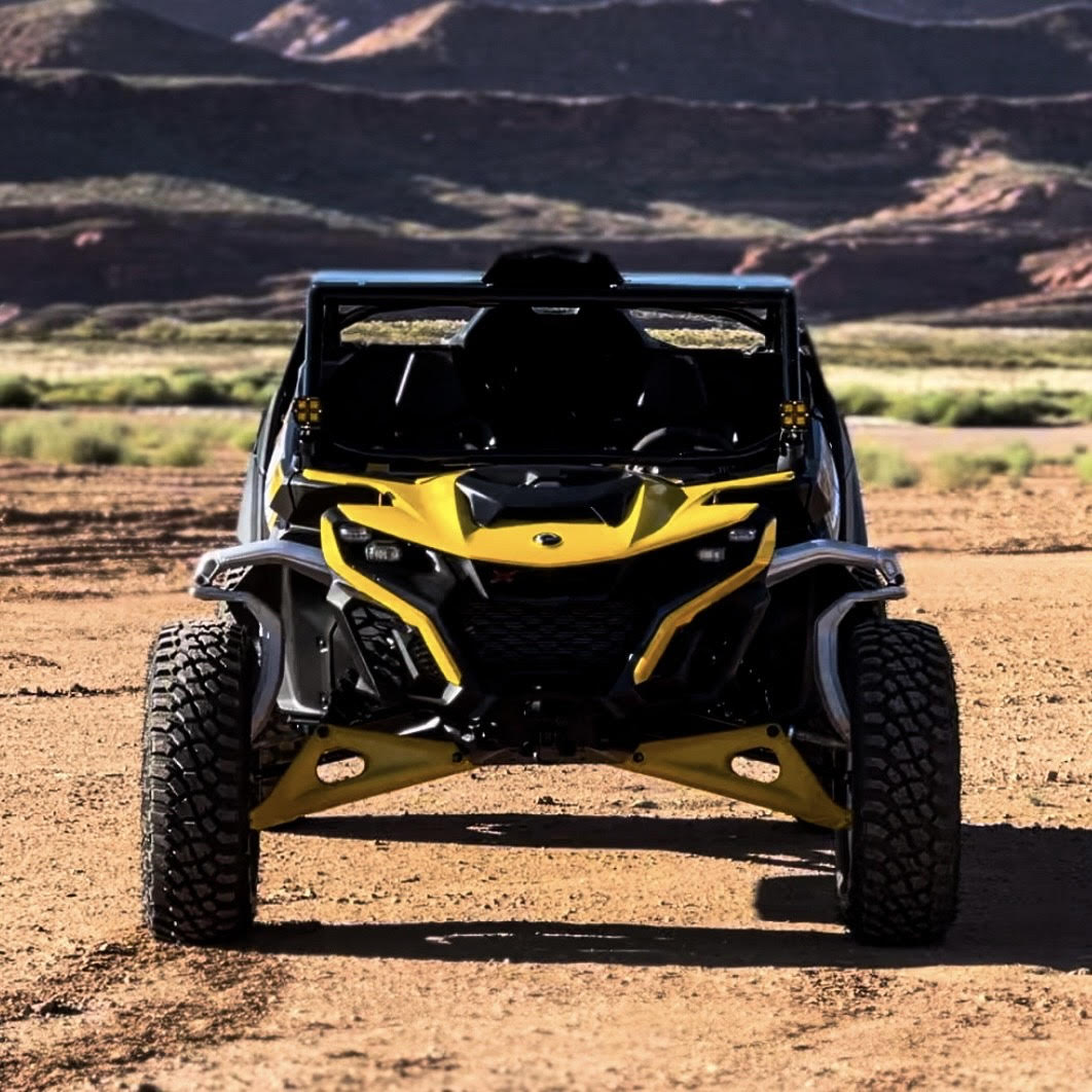 canam maverick r with voodoo coupe rollcage installed