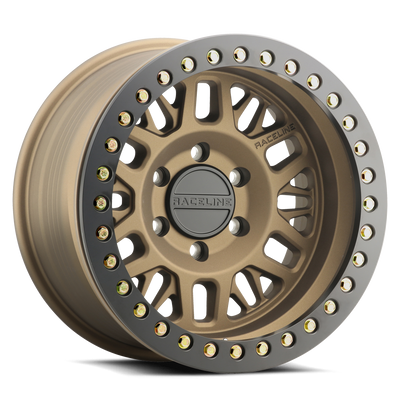 RT951BZ Ryno Cast Beadlock - Textured Bronze w/ Black Beadlock Ring