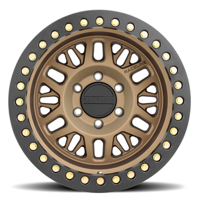 RT951BZ Ryno Cast Beadlock - Textured Bronze w/ Black Beadlock Ring