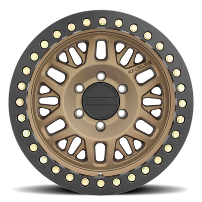 RT951BZ Ryno Cast Beadlock - Textured Bronze w/ Black Beadlock Ring