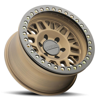 RT951BZ Ryno Cast Beadlock - Textured Bronze w/ Black Beadlock Ring